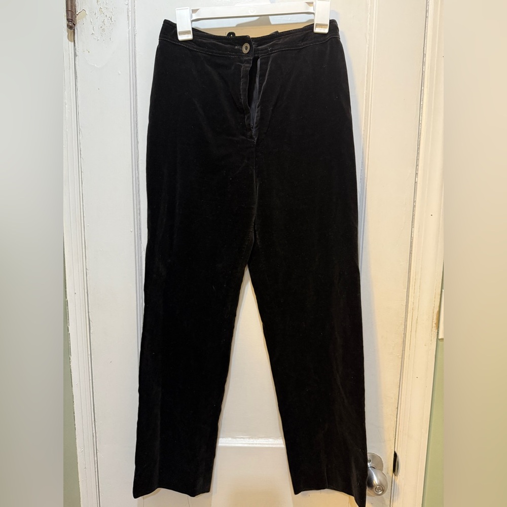 Vintage white Stag Black Velvet Pants *callout